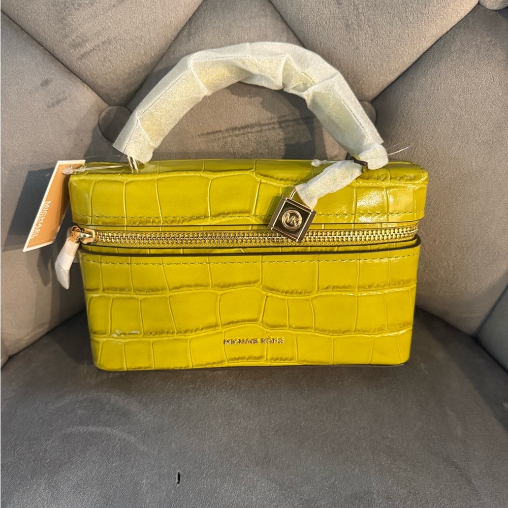 Michael Kors Jana Extra-Small Crocodile Embossed